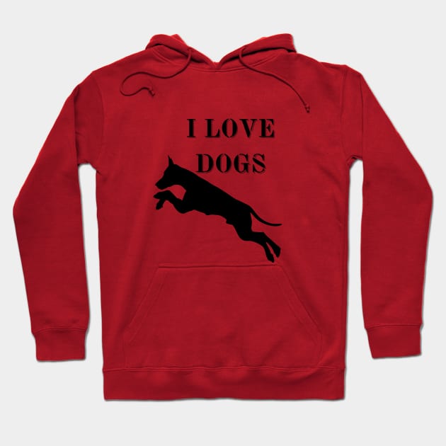 I love dogs Hoodie by Art-Julia